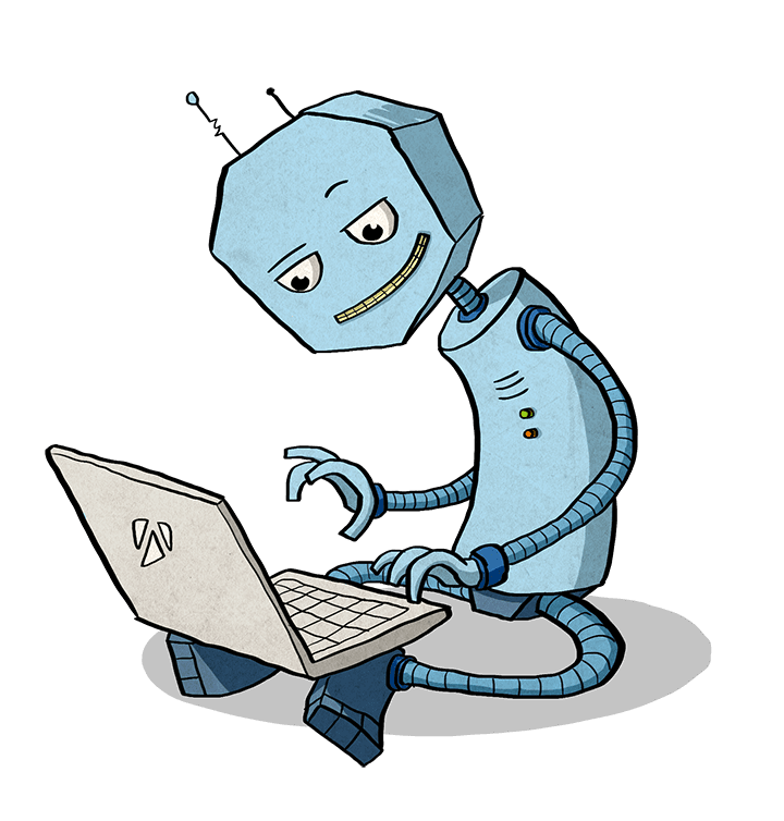 Apify was called Apifier in the past and a little robot was its mascot