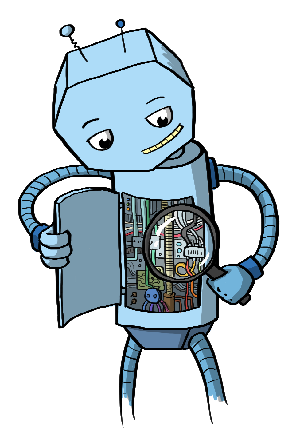 The old Apifier mascot was a robot