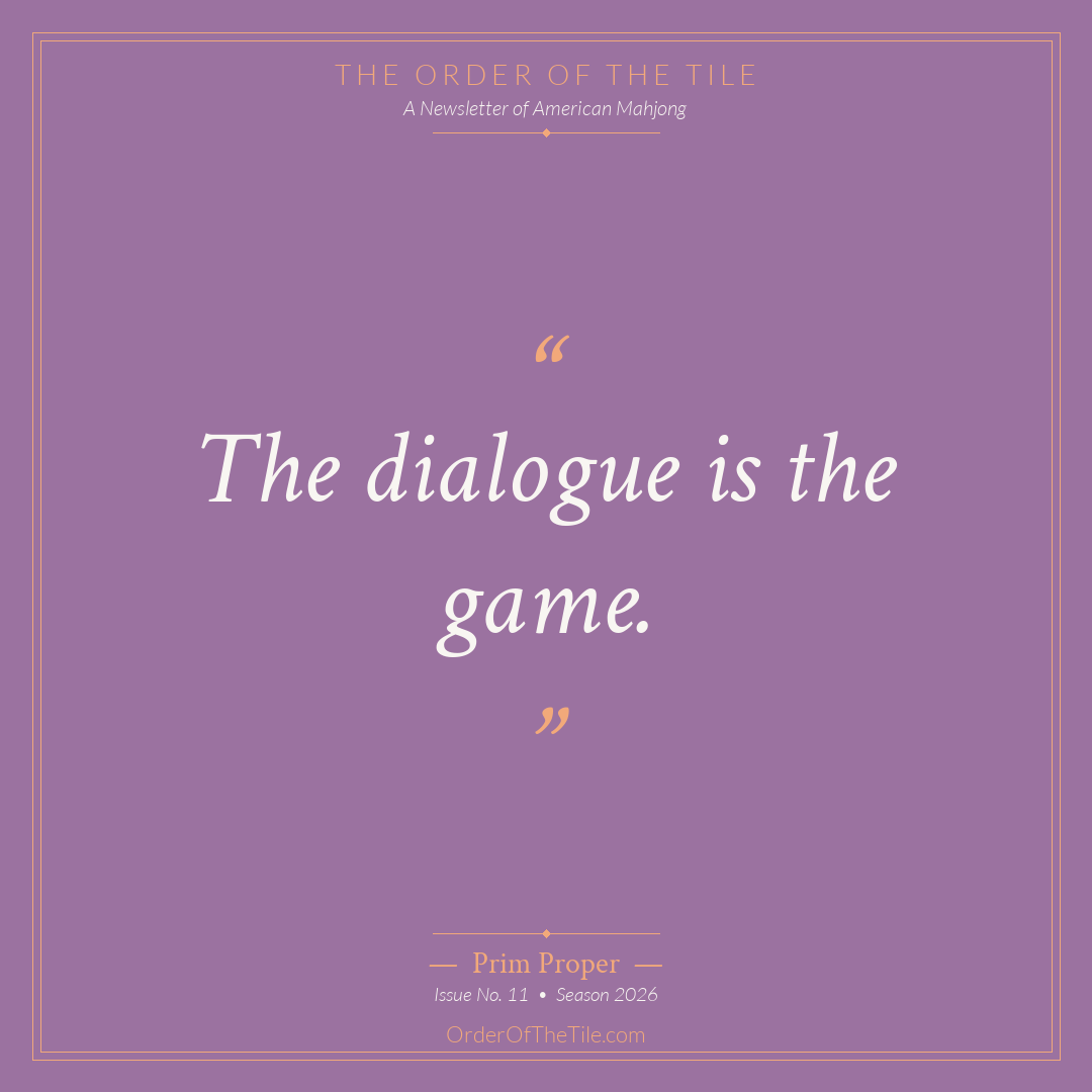 The dialogue is the game.