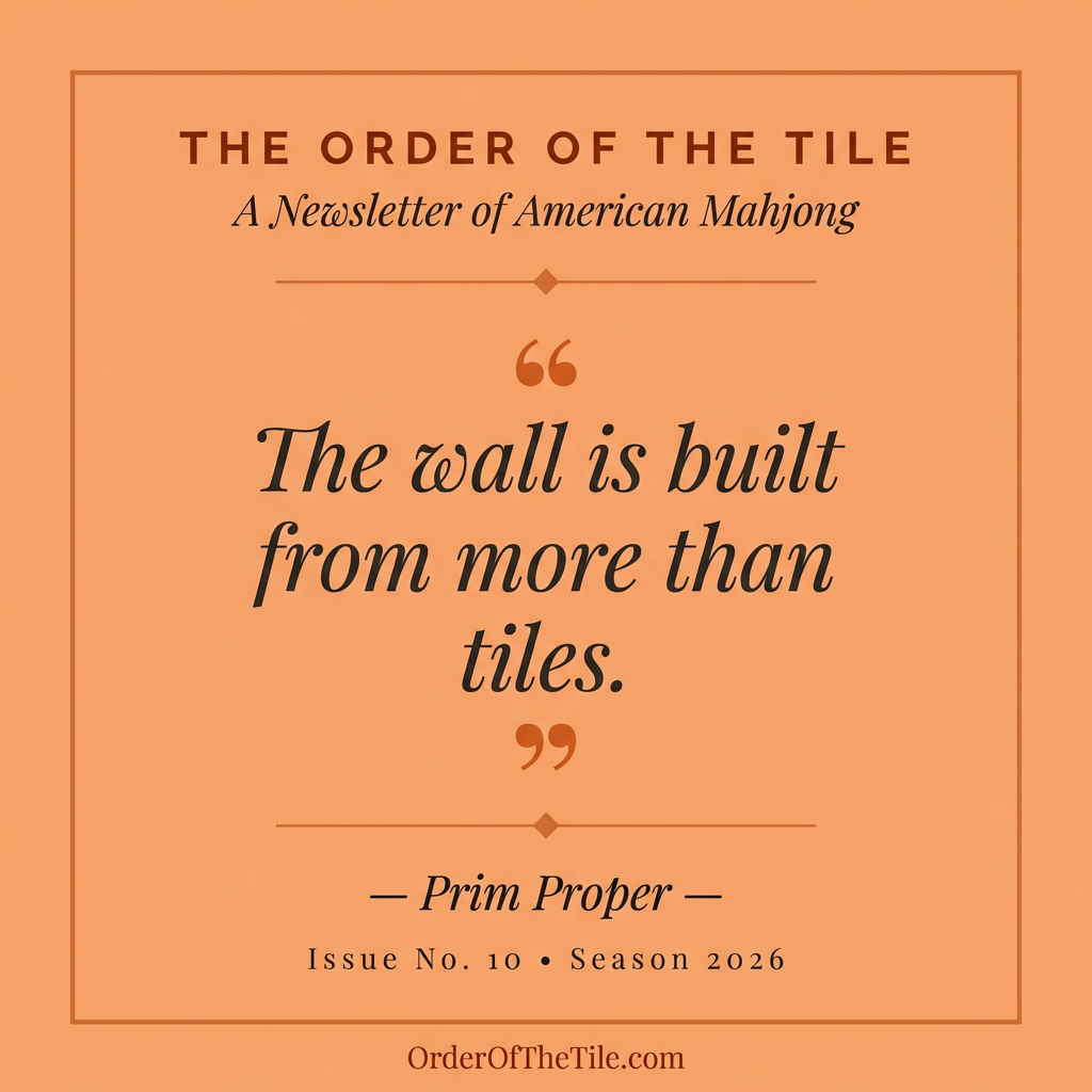The wall is built from more than tiles.