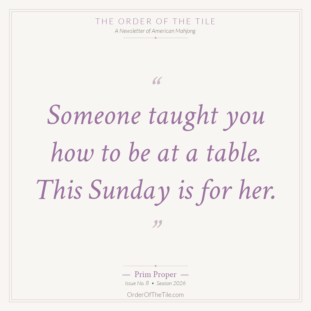 Order of the Tile