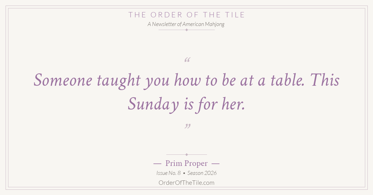 Order of the Tile