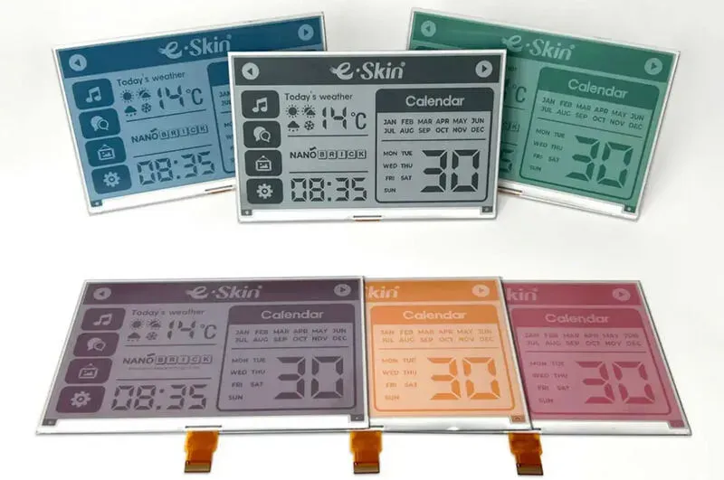 NanoBrick Designs the E-Skin AnyColor Display Kit