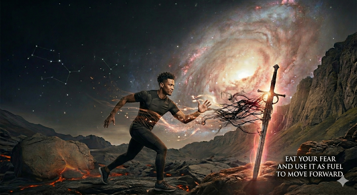 Running Toward the Sword: Reclaiming the energy you’re using to "not look.”