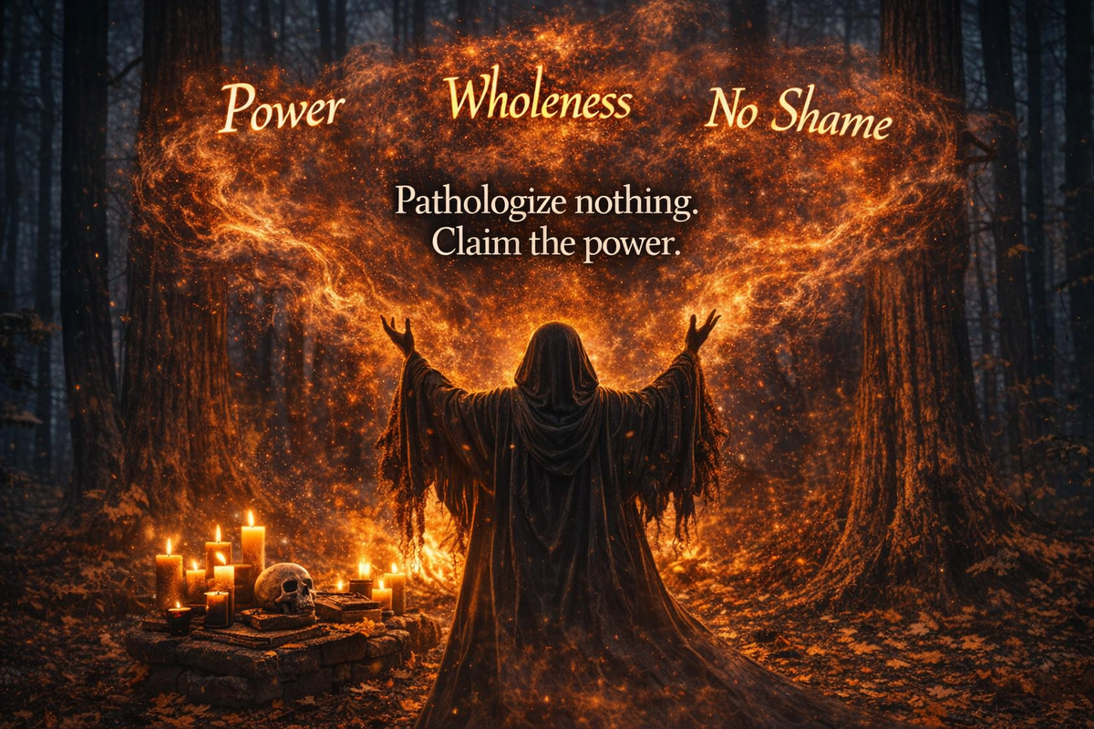 Pathologize nothing. Claim the power.