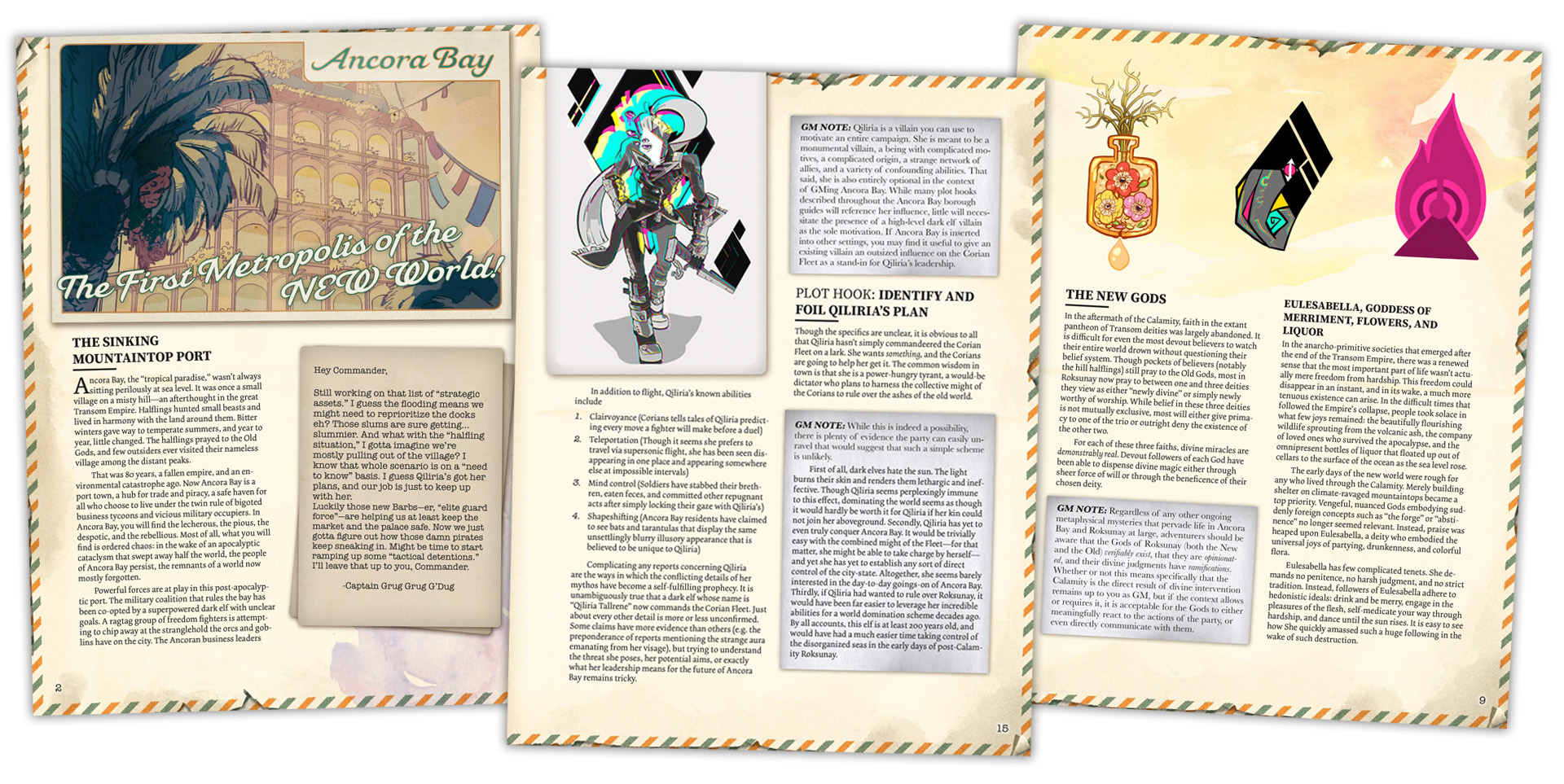 Ancora Bay - RPG city by Borough Bound