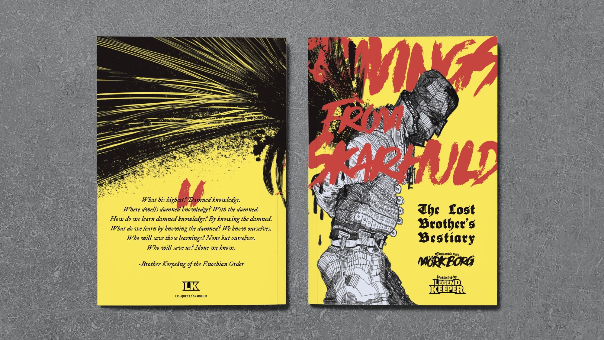 Ravings from Skarhuld cover art by LegendKeeper.