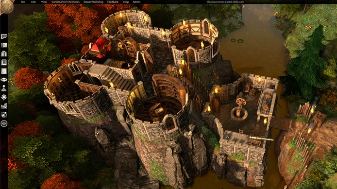 A screenshot from Dungeon Alchemist.