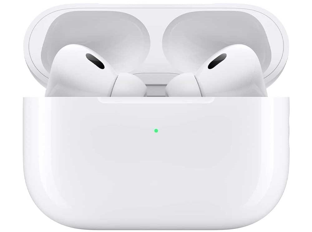 Apple AirPods Pro 2nd Generation with H2 chip, noise cancellation, and spatial audio — high-end wireless earbuds for men