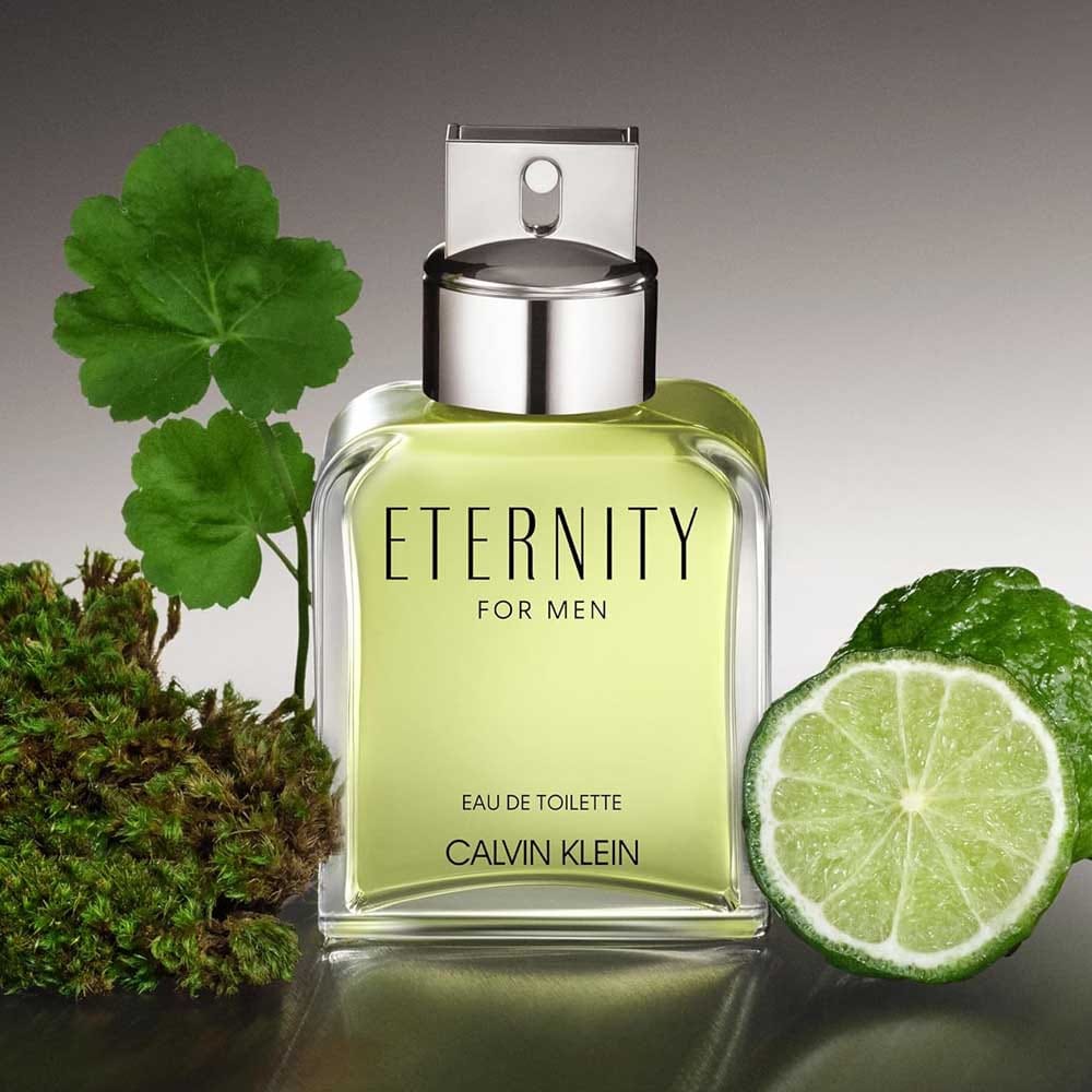 Calvin Klein Eternity for Men After Shave with notes of bergamot, geranium, sandalwood, and amber — refreshing and elegant grooming gift for husbands