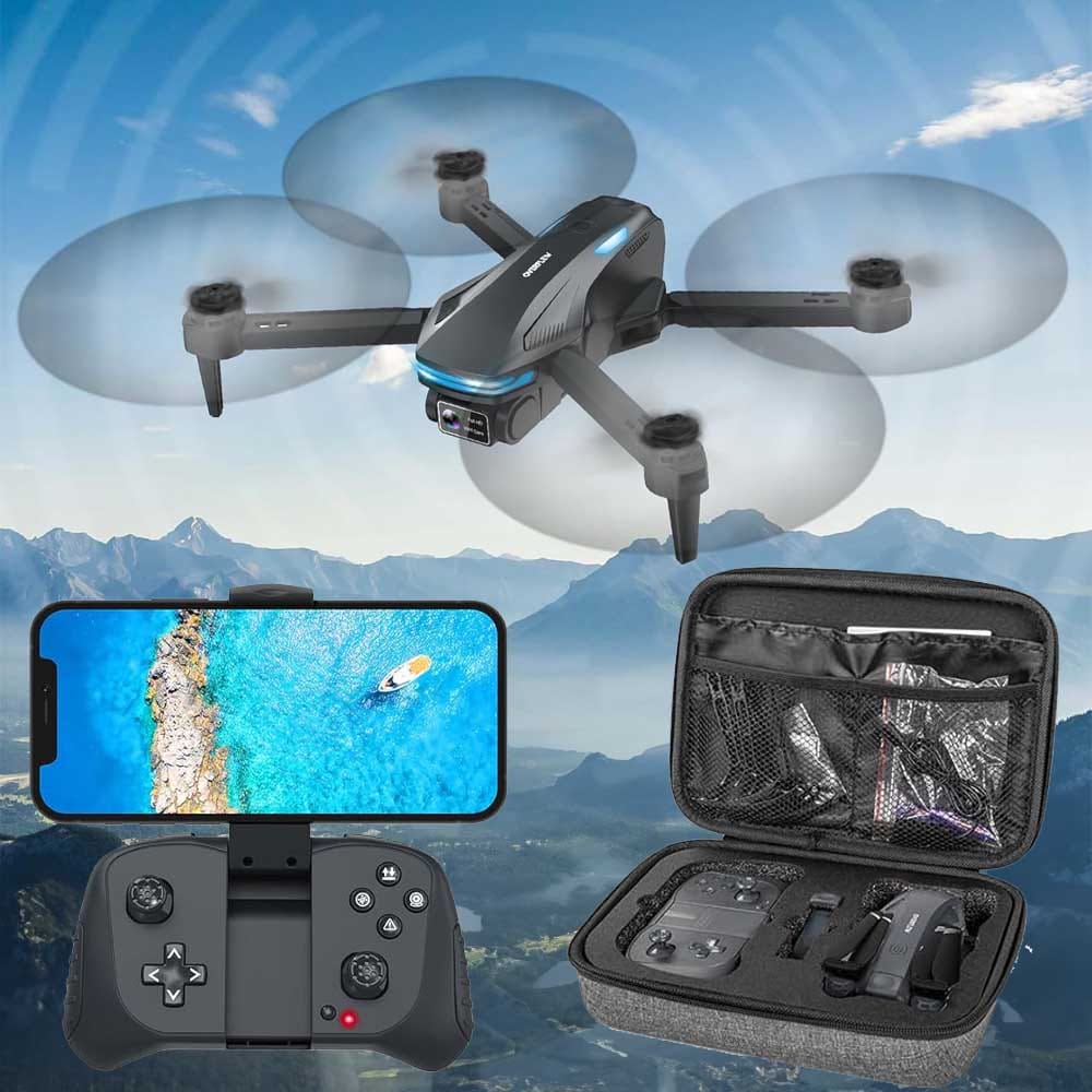RC drone with 1080P HD camera, gesture control, 360° flips, and beginner-friendly flight features — exciting aerial gift for teen boys