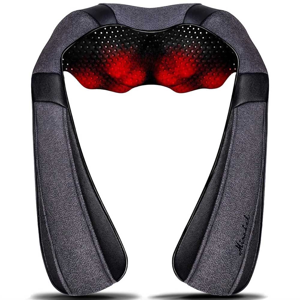 Shiatsu neck and back massager with heating function — a therapeutic gift designed to soothe Grandpa’s muscles and melt away daily tension