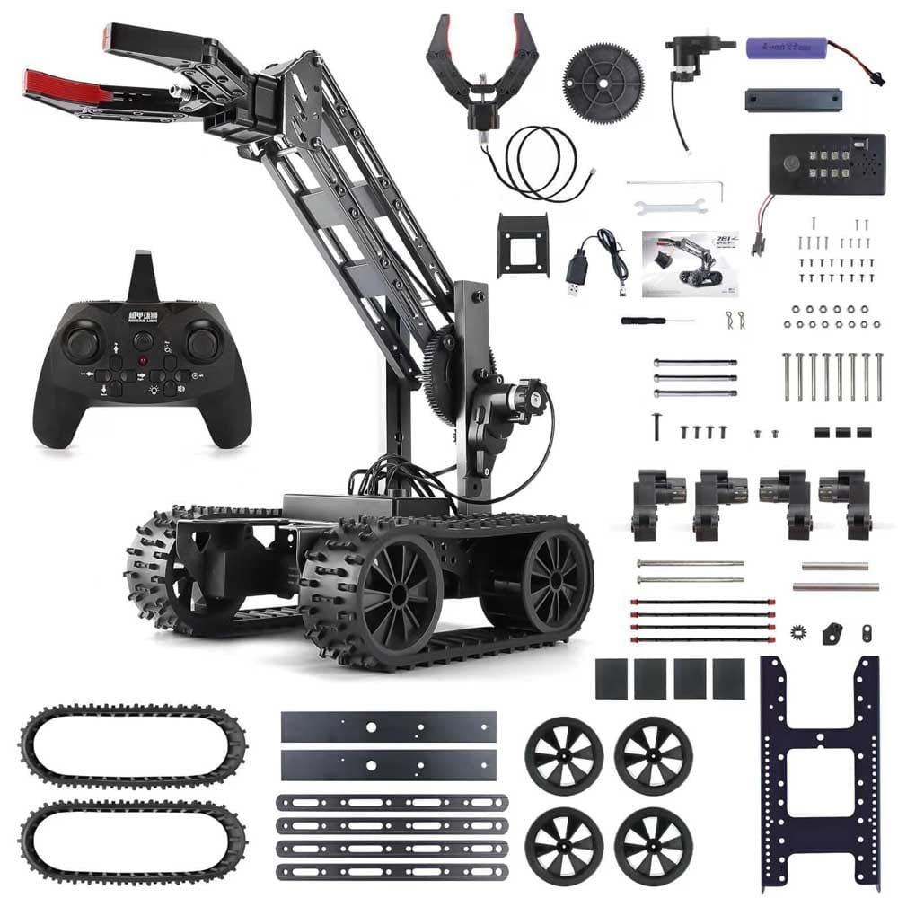 Smart robot arm building kit with remote control and programmable features — STEM gift for teens and aspiring engineers