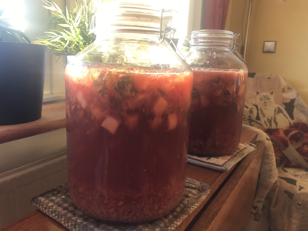 Fermenting in the sun