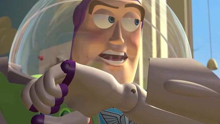 Buzz Lightyear from Toy Story where he says "no sign of intelligent life"