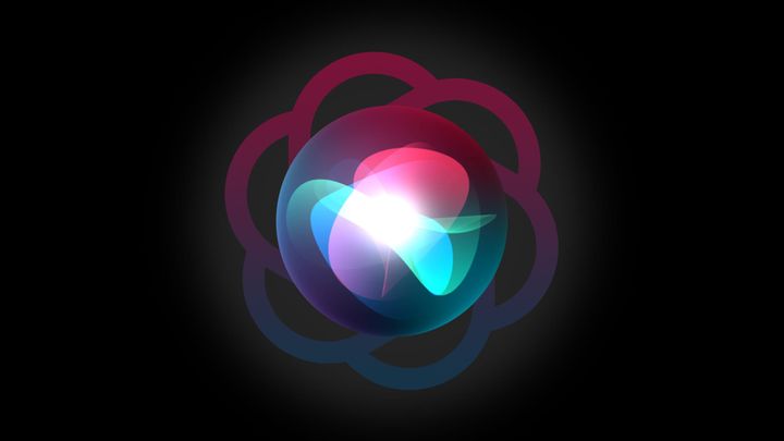 The former Siri circular animation overlaid on a colorful ChatGPT icon