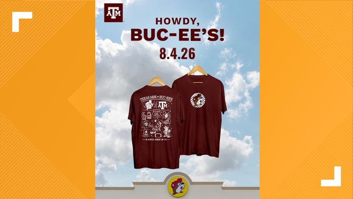 Buc-ee's y Texas A&M lanzan línea exclusiva de mercancía