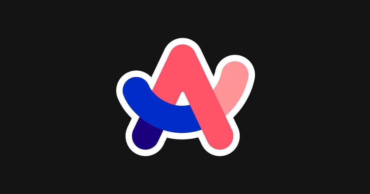 The Arc logo centered on a black background