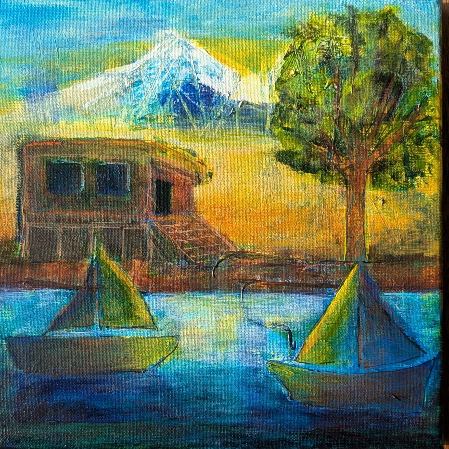 A Moment's Peace, 10"x 10" $100