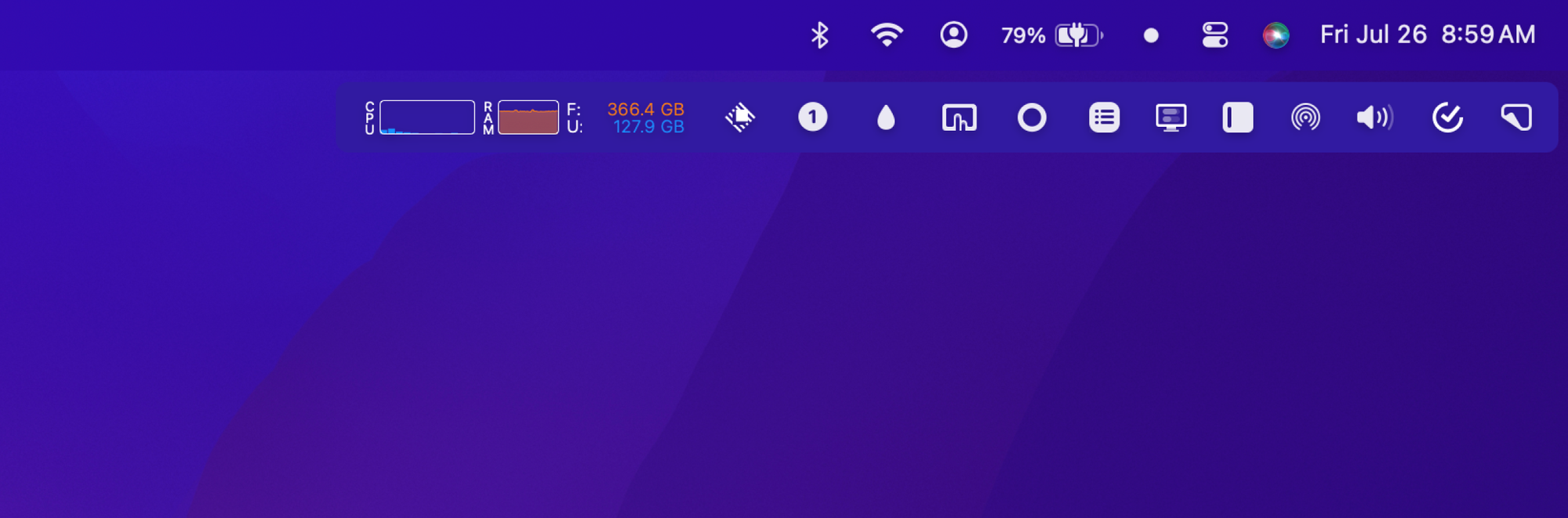 Ice menu bar preview