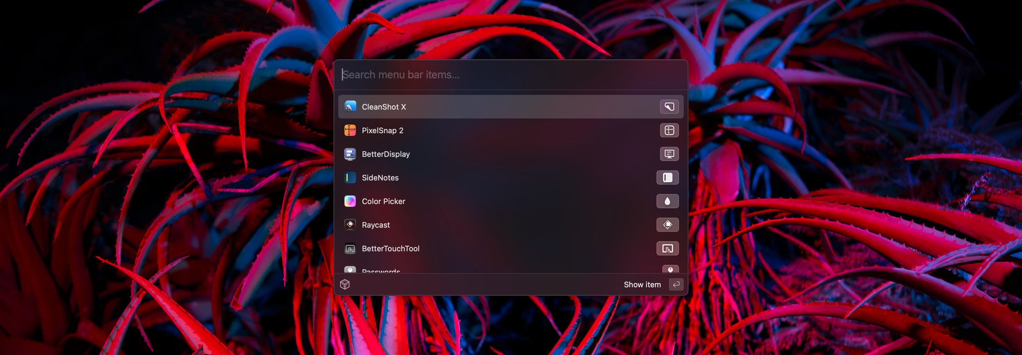 Ice search screenshot