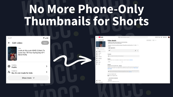 YouTube Is Finally Bringing Custom Shorts Thumbnails Back to Desktop