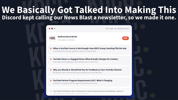 The Newsletter We Didn't Mean to Start