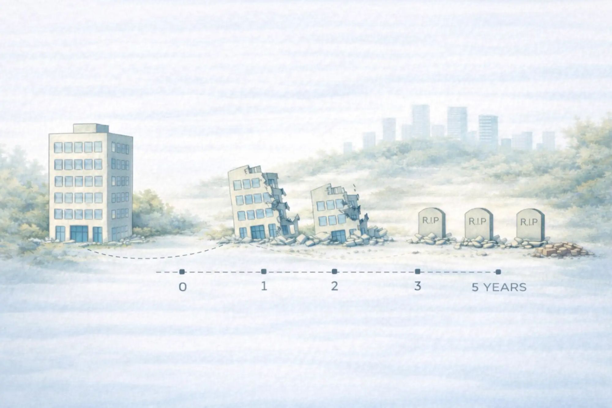 Les entreprises meurent de plus en plus vite — et ce n’est pas un accident !