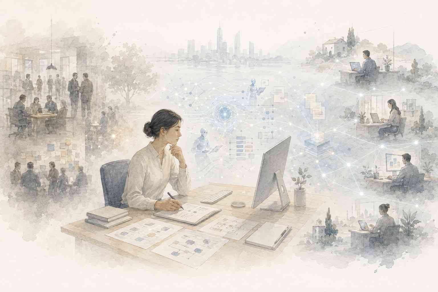 Le remote et l’IA font‑ils émerger un nouveau profil de travailleur ?