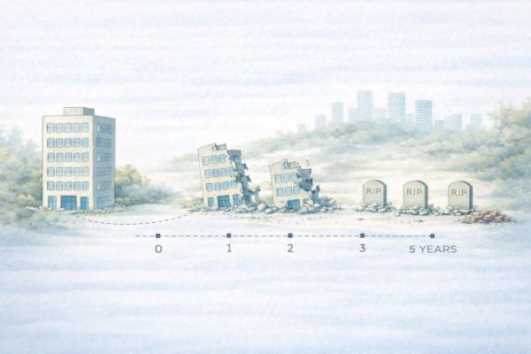 Les entreprises meurent de plus en plus vite — et ce n’est pas un accident !