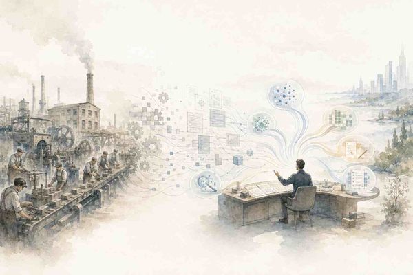 Après l'industrialisation du travail manuel, voici l'industrialisation du travail intellectuel.