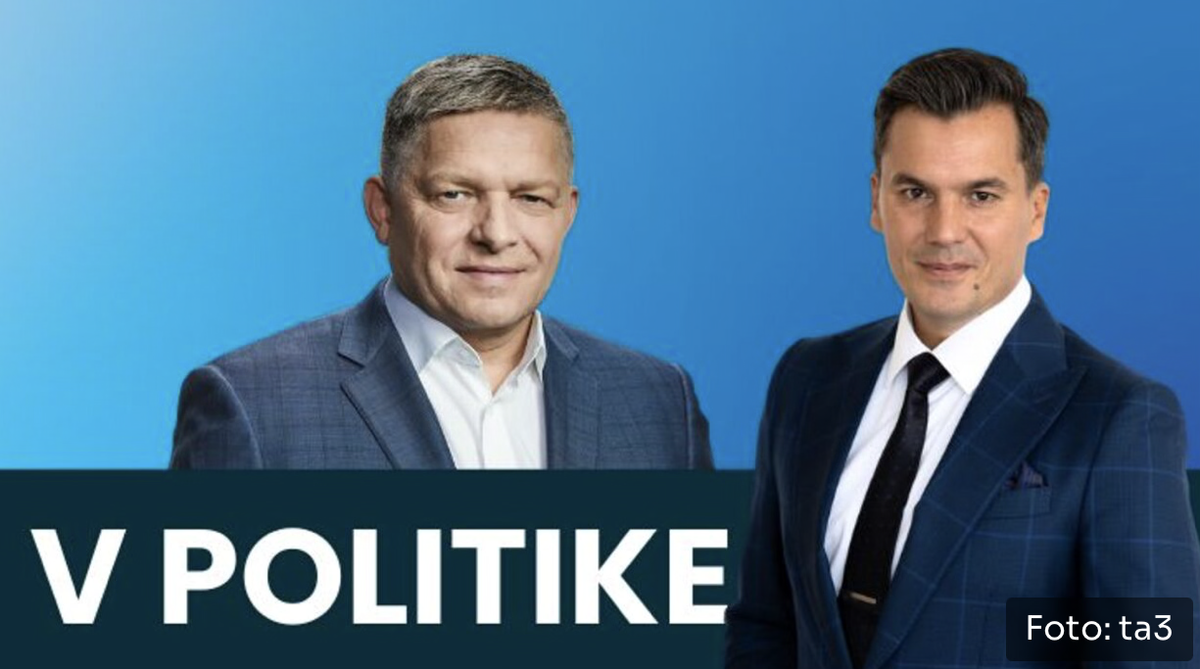 R. Fico v relácii V politike na TA3