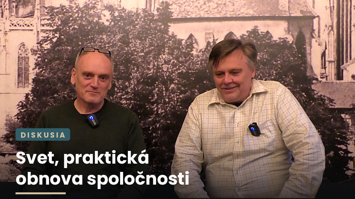 Diskusia s Janom Buzekom: Svet, praktická obnova spoločnosti