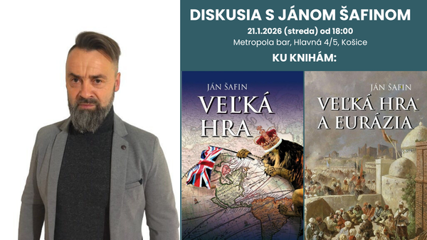 Nový termín besedy s Jánom Šafinom už potvrdený