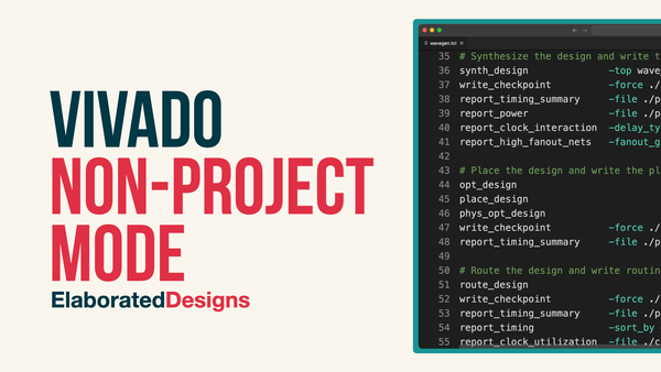 Vivado Design Flows: Non-Project Mode