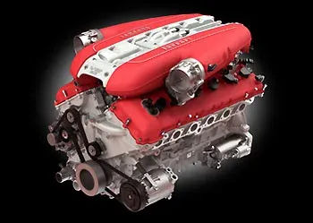 Motor V12 Ferrari 812 Superfast