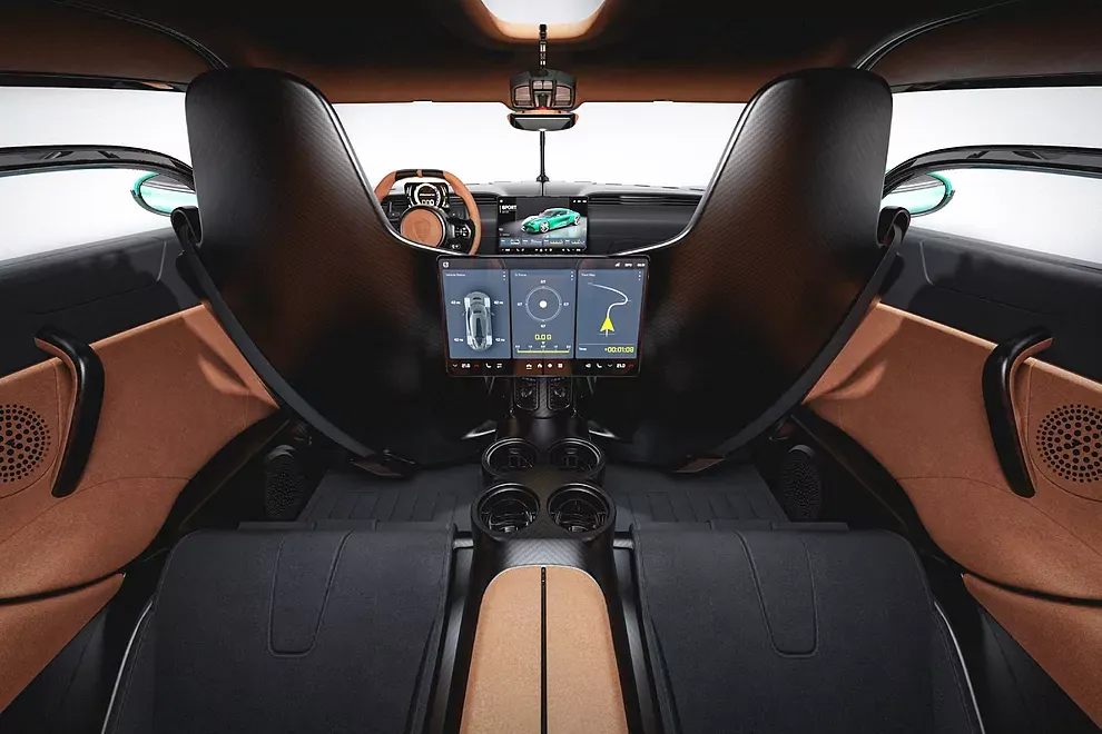 Interior Parte Trasera Koenigsegg Gemera