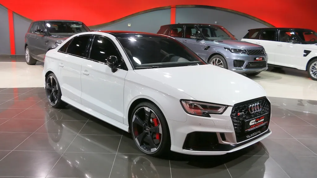 Audi RS3 quattro en condiciones invernales