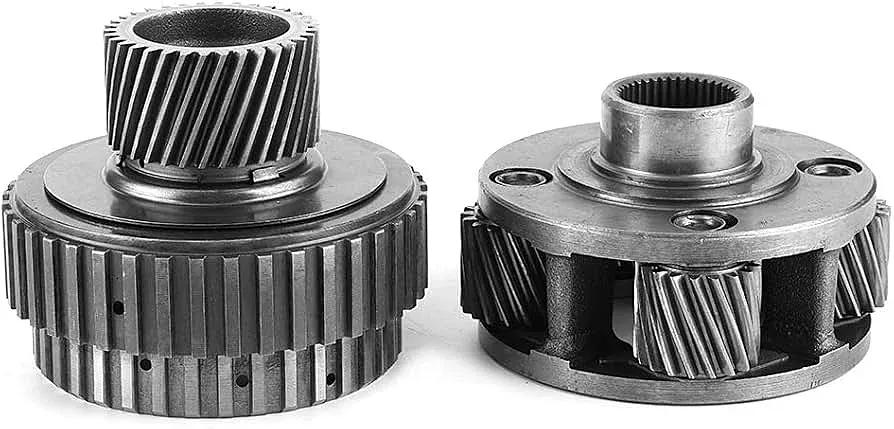 Conjunto de engranajes planetarios dentro de una transmisión automática