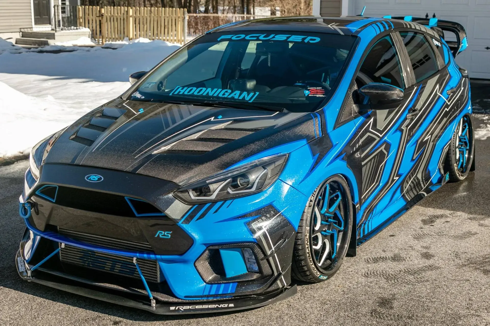 Ford Focus RS en carretera
