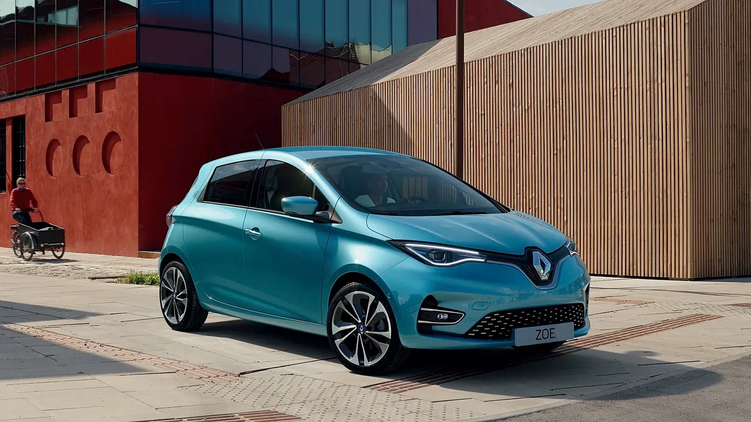 Renault zoe 2020 estacionado en un entorno urbano
