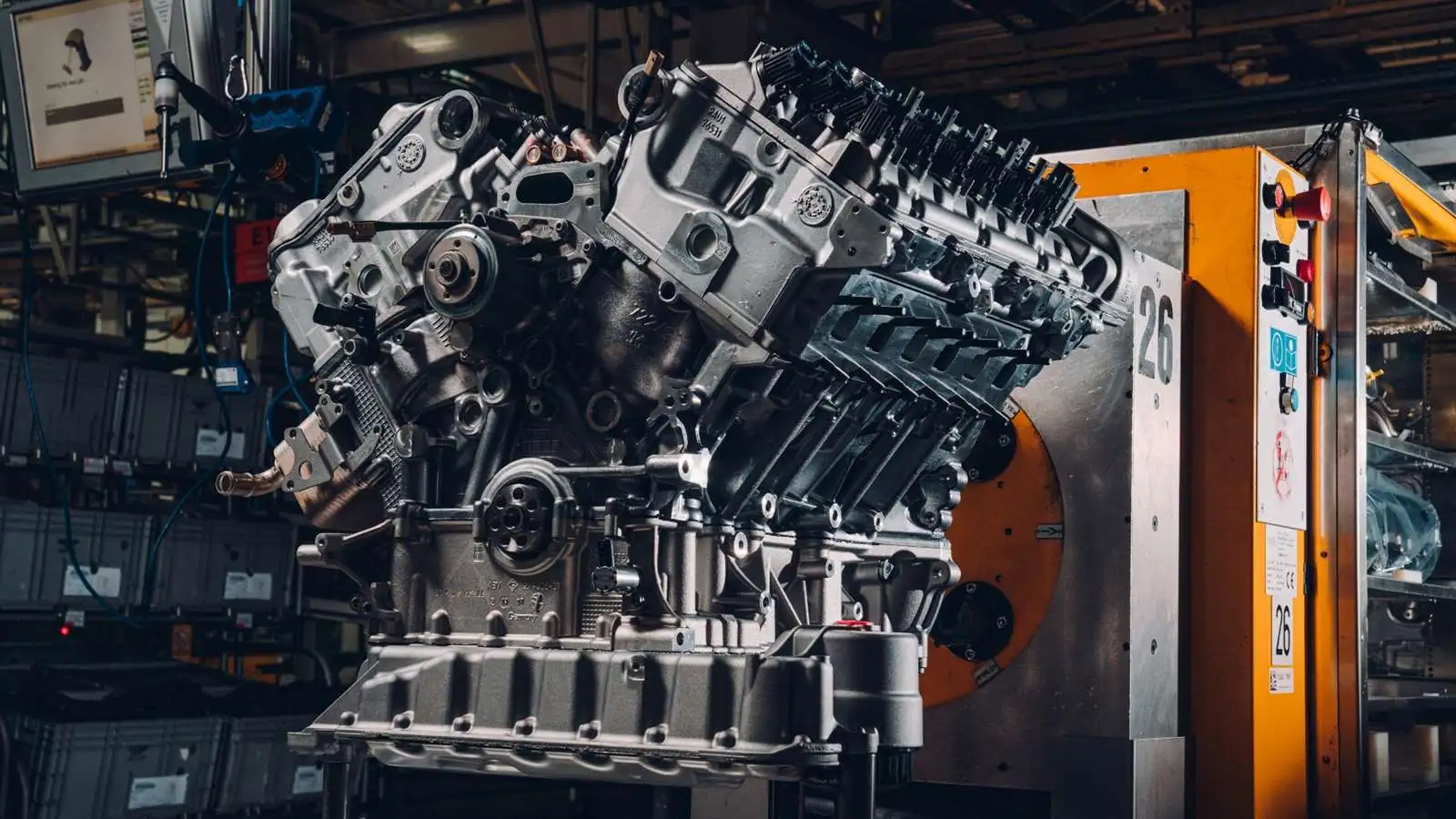 Motor V8 híbrido twin-turbo del Bentley Continental GT Speed