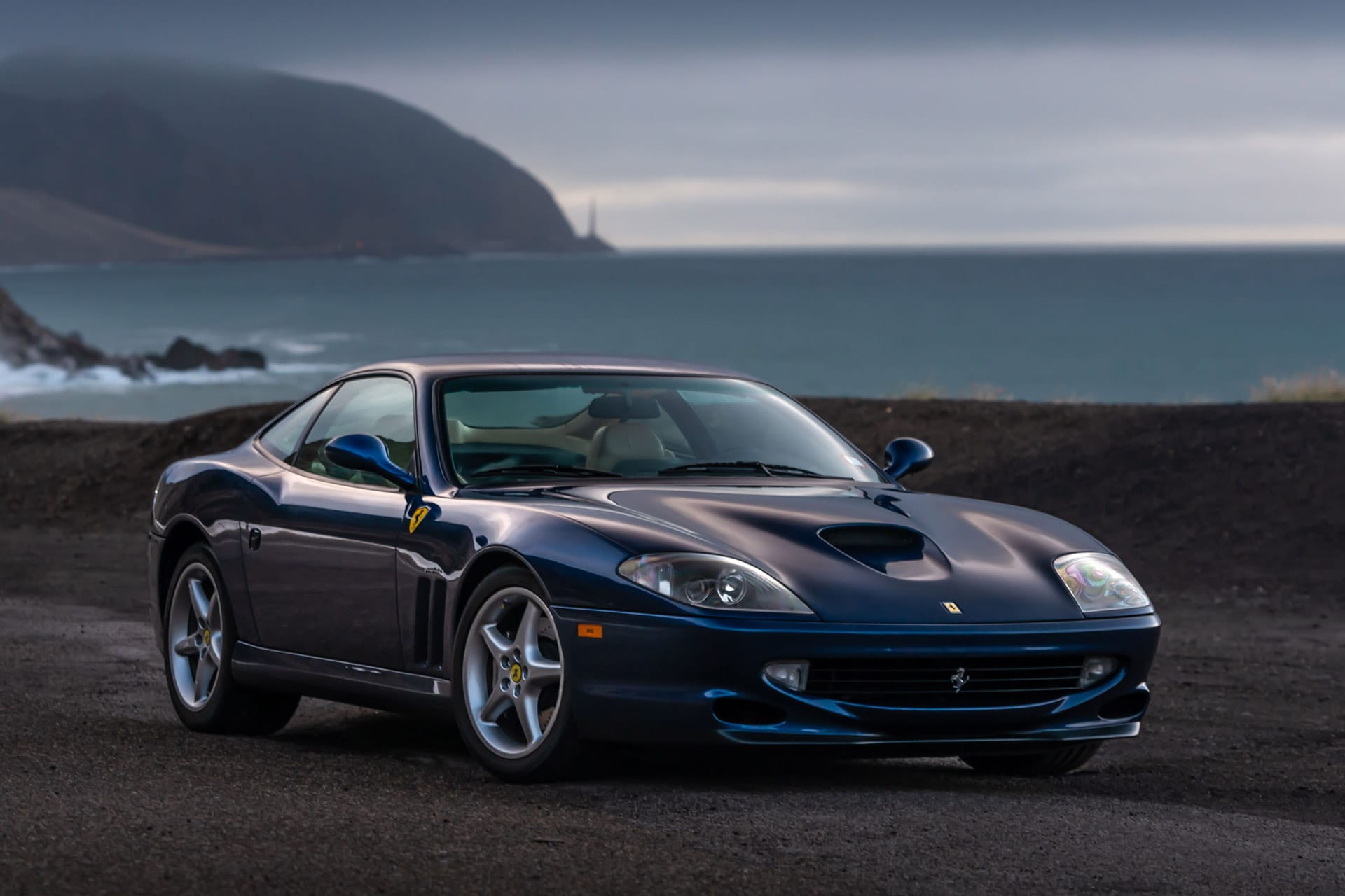 Ferrari 550 Maranello perfil frontal