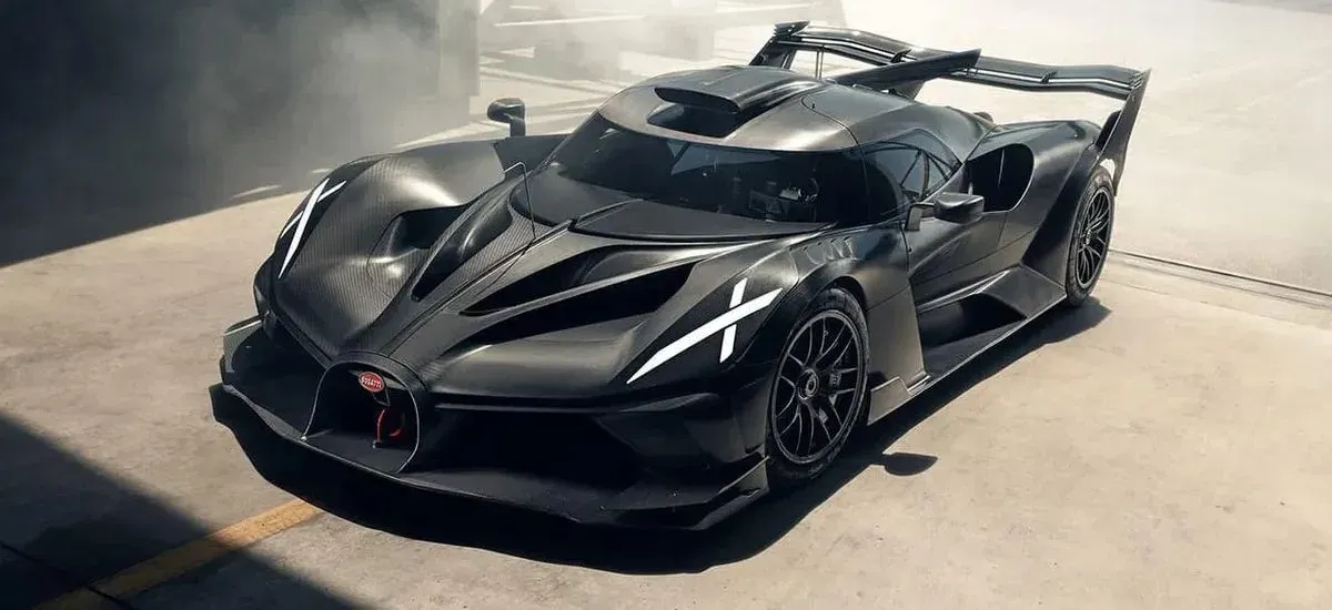 Bugatti Bolide en pista