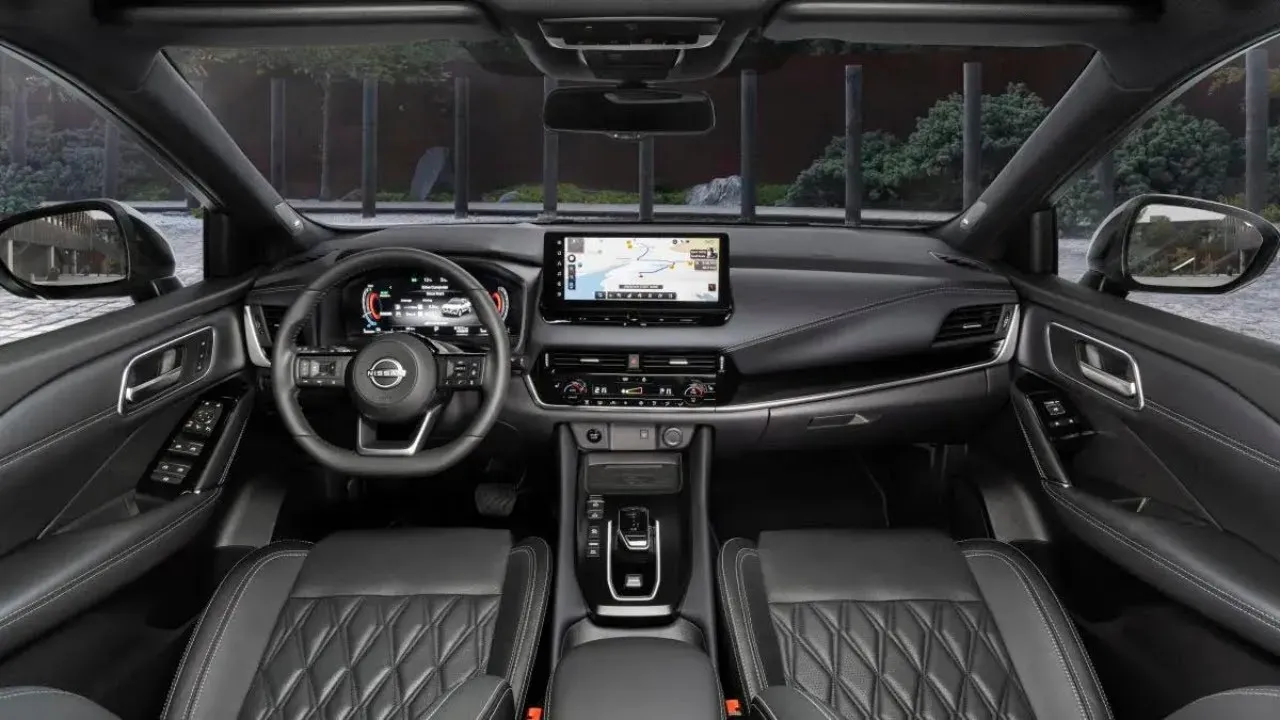 Vista del interior del Nissan Qashqai 2023