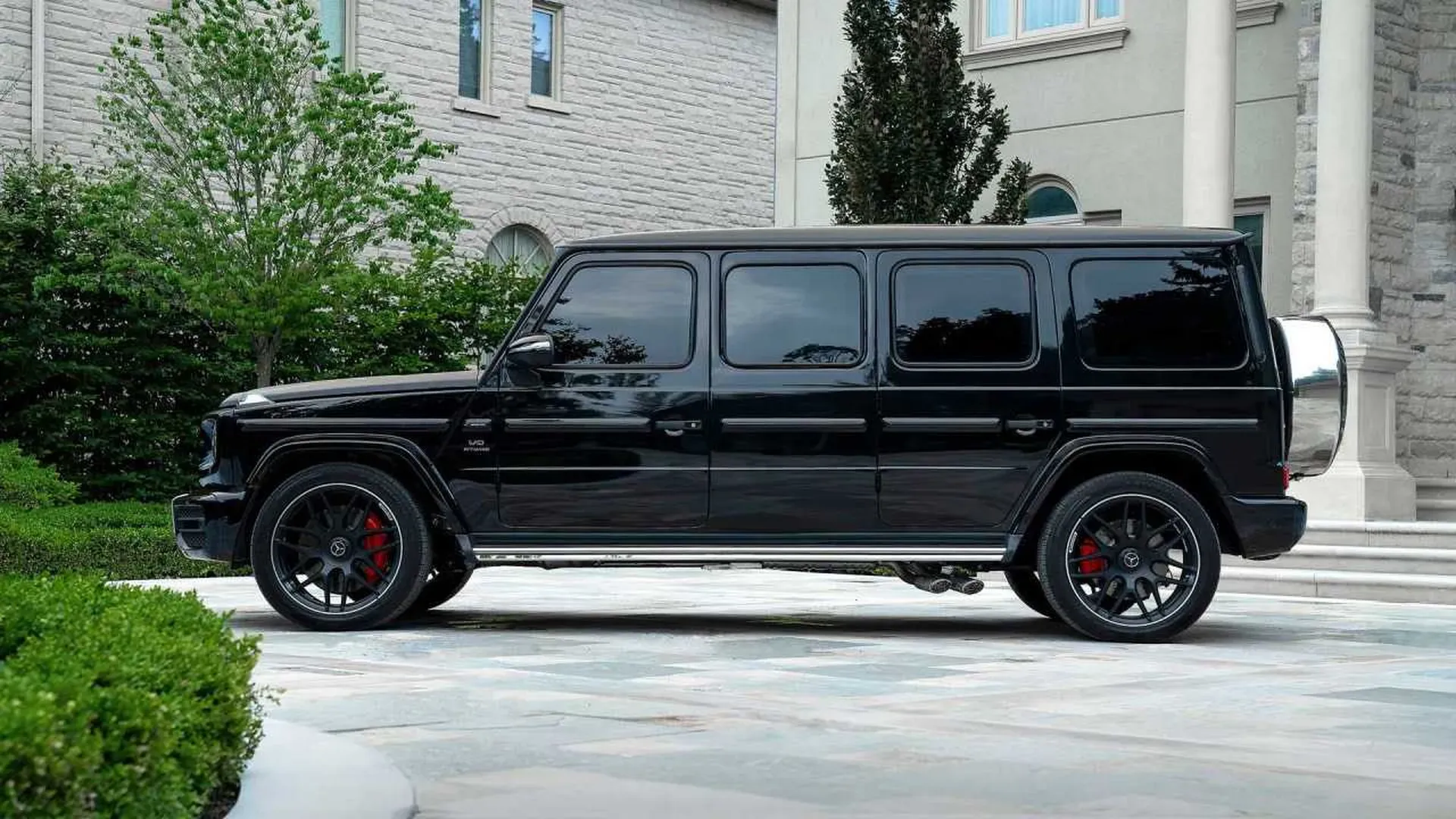 Lateral del Mercedes-Benz G 63 AMG Negro