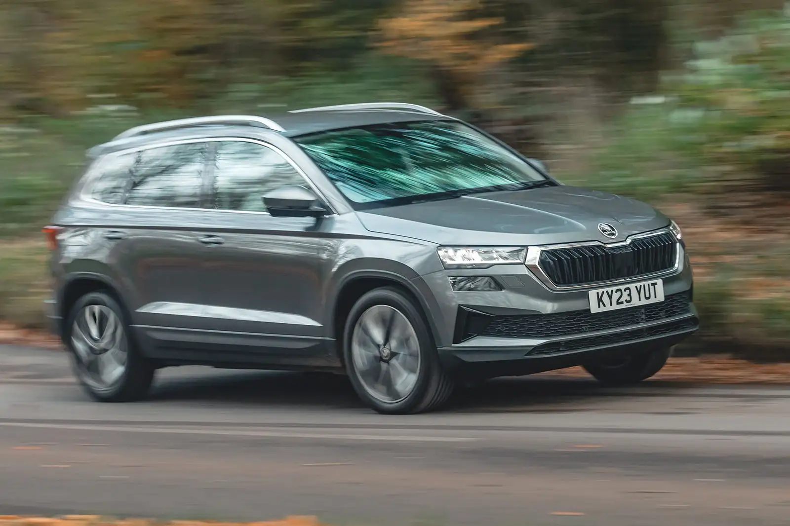 Škoda Karoq en curva