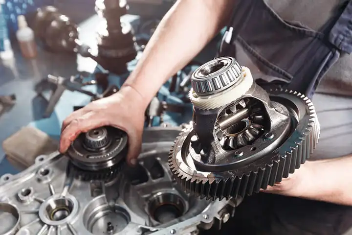 Diagrama de medición de torque en un motor