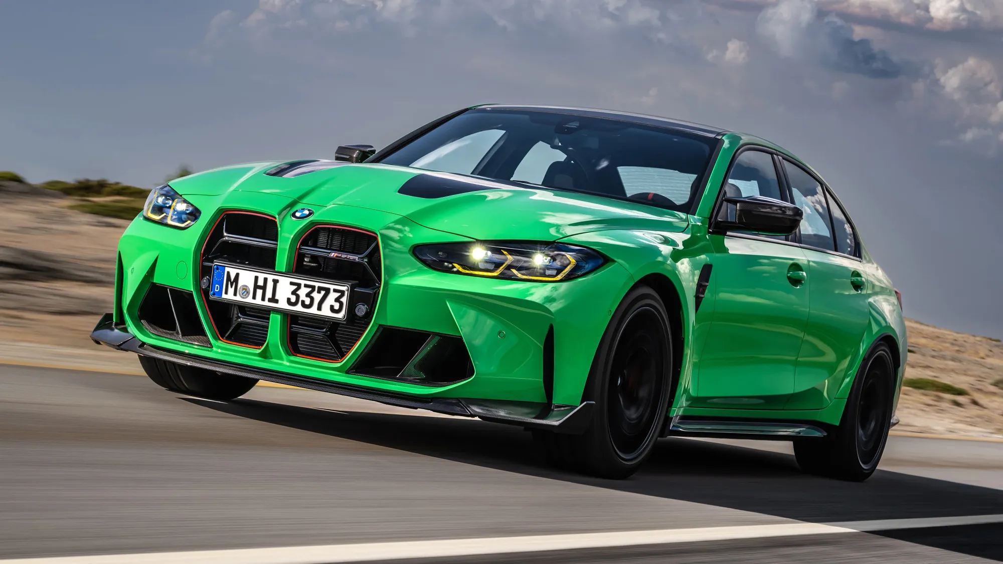 BMW M3 Competition de perfil
