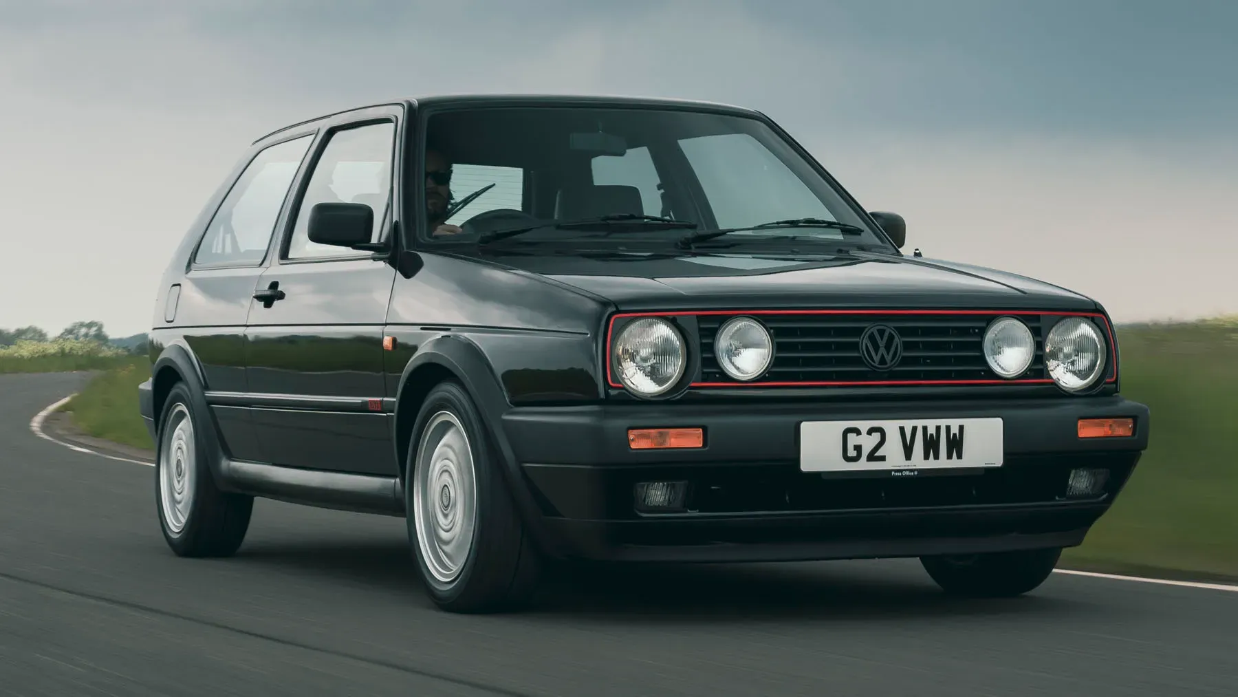 Volkswagen Golf MK2 GTI de 1989, perfil lateral